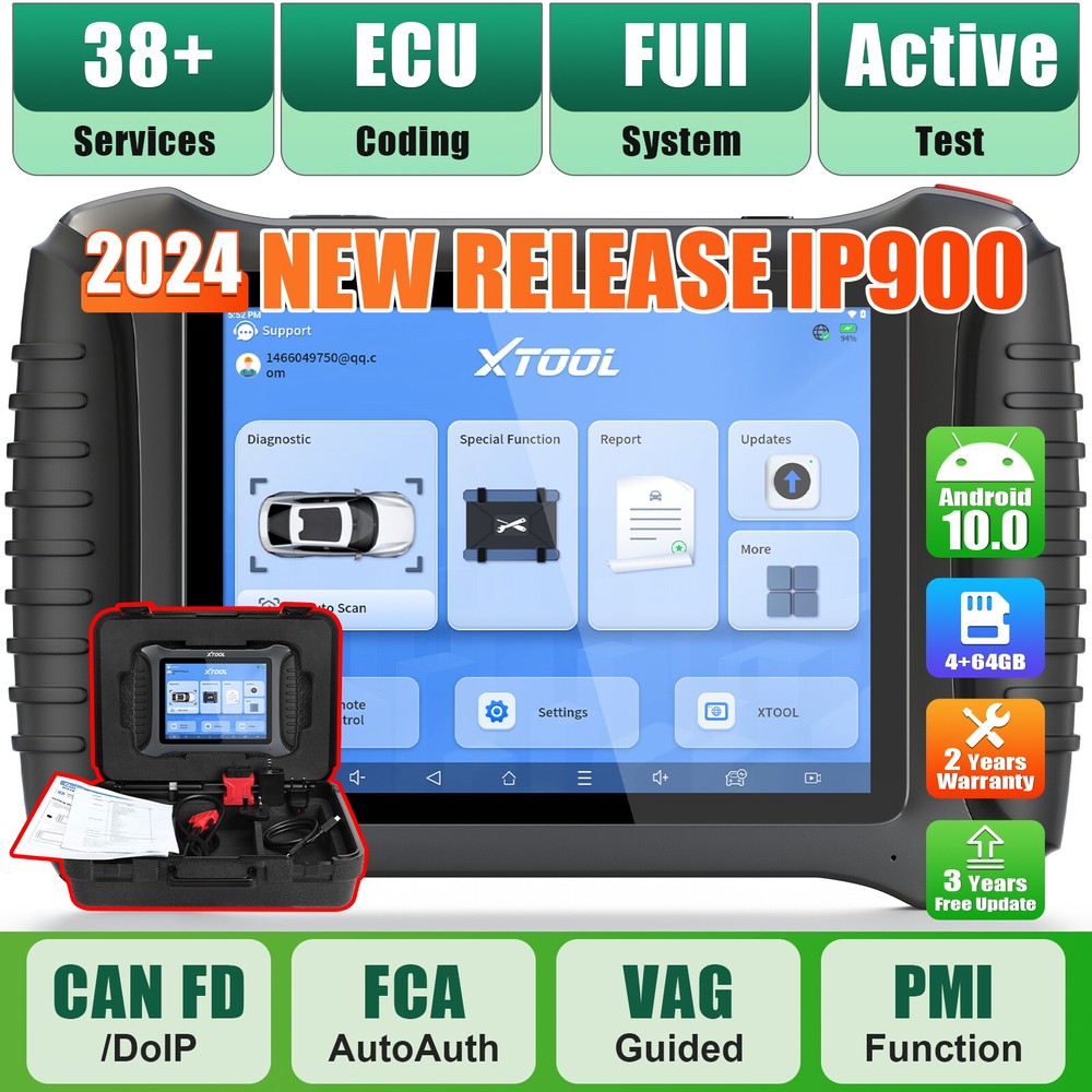 2024 XTOOL IP900 Ke!y Programmer Auto All System Diagnostic Tool FCA AutoAuth