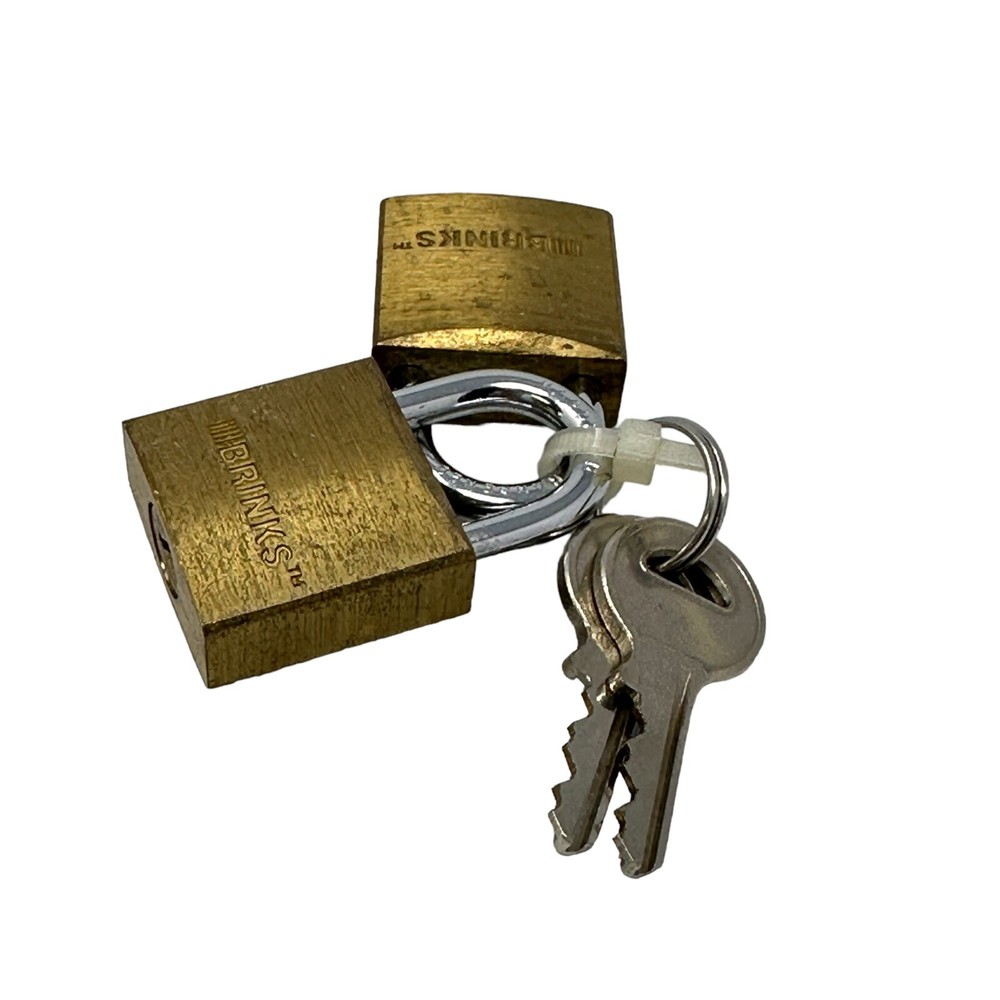 Lot of 2 Brinks Padlocks