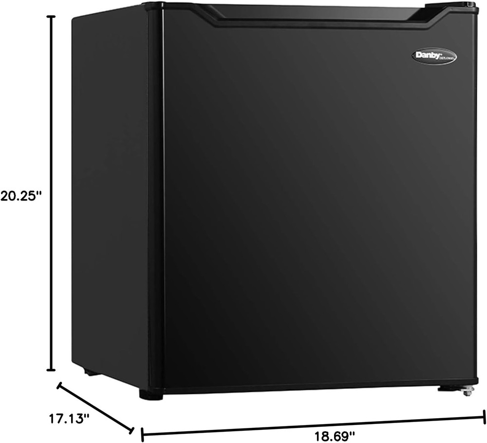 1.6 Cu. Ft. Compact Fridge in Black DAR016B1BM