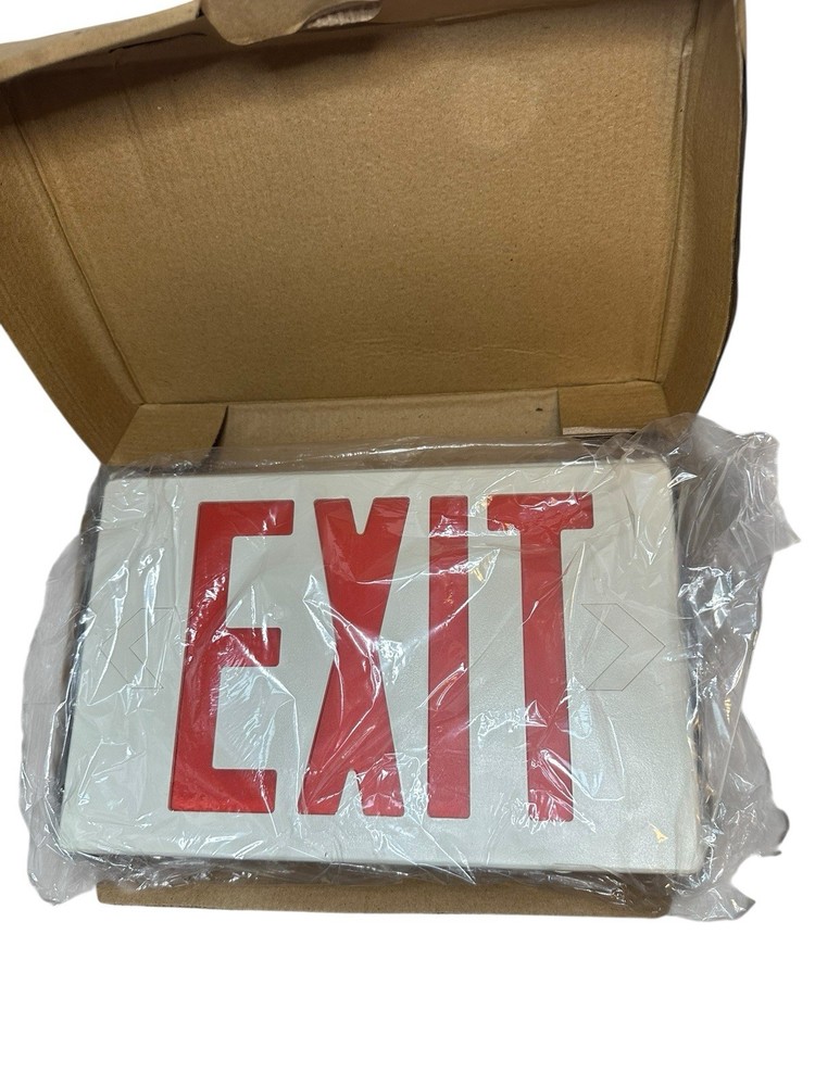 LED Exit Lighting Fixture Set Of 7 New