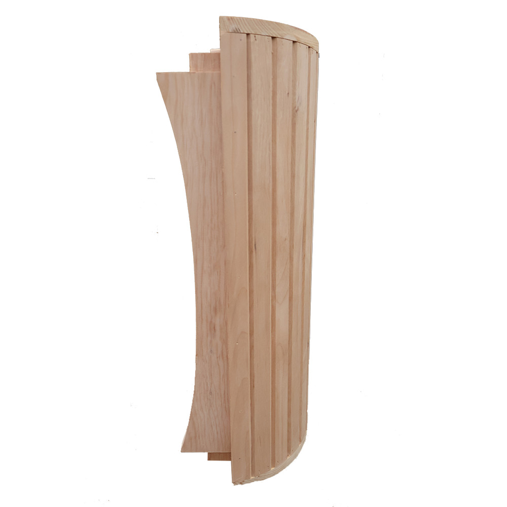 Handcrafted Solid Wood Saddle Stand – Natural Finish (Unassembled Kit)