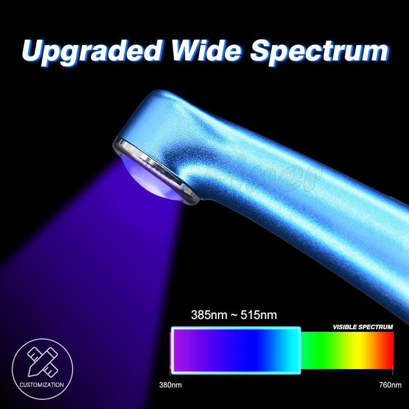 Dental Dolphin LED Resin Curing Light with Caries Detector Built-in Light Meter