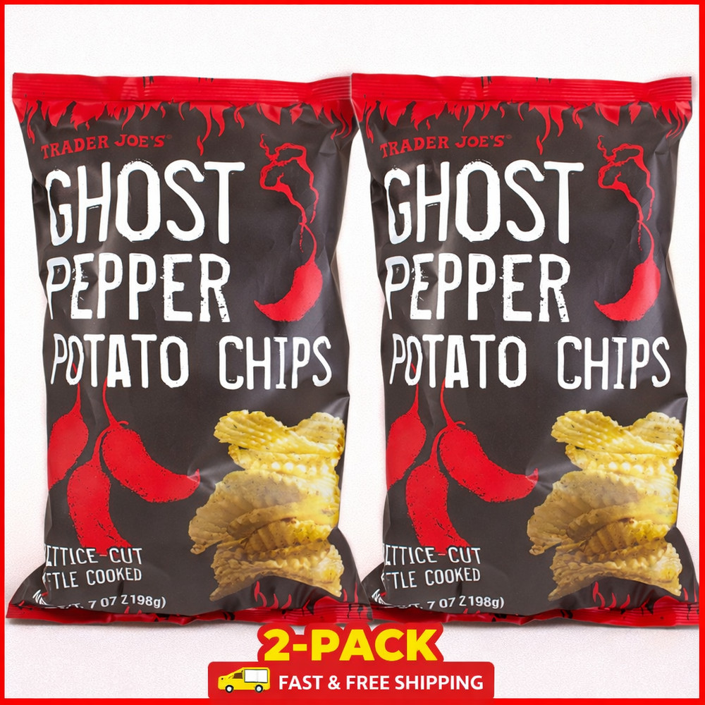 2-Pack Trader Joe's Ghost Pepper Potato Chips