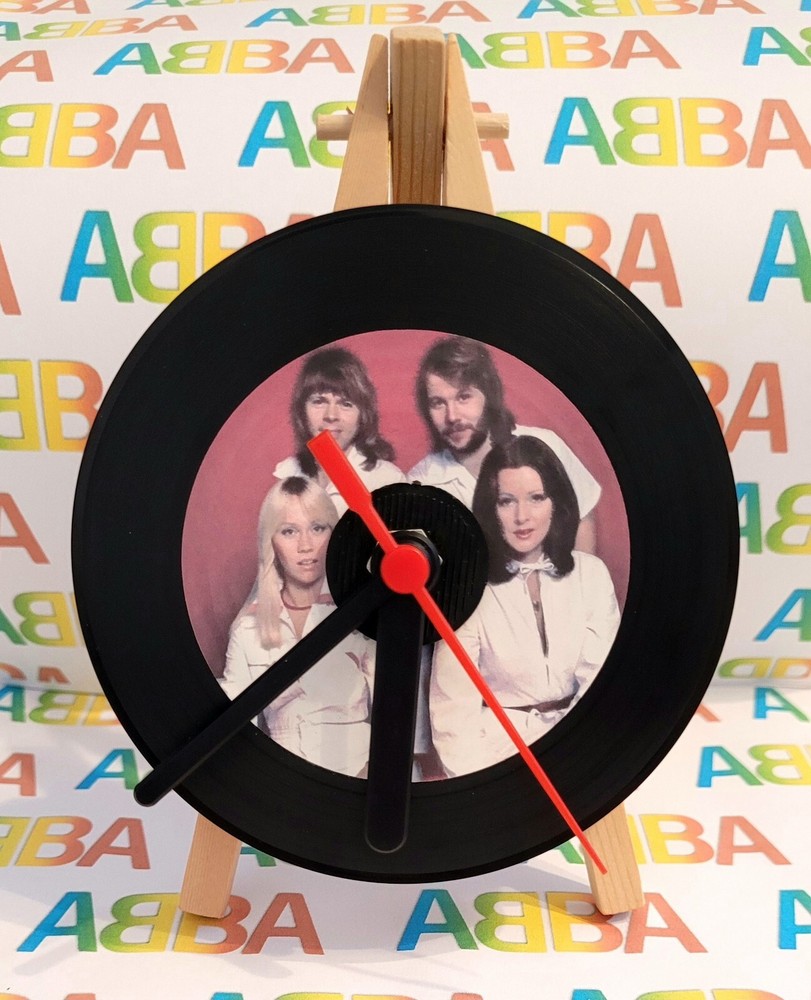 Vinyl Record Desktop Clock