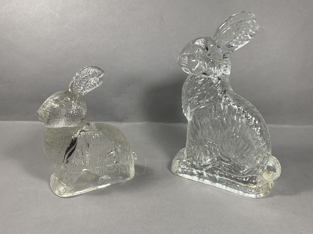 Vintage Easter Figural CANDY Container Chicken Nest Rabbits J.H. Millstein & Co.