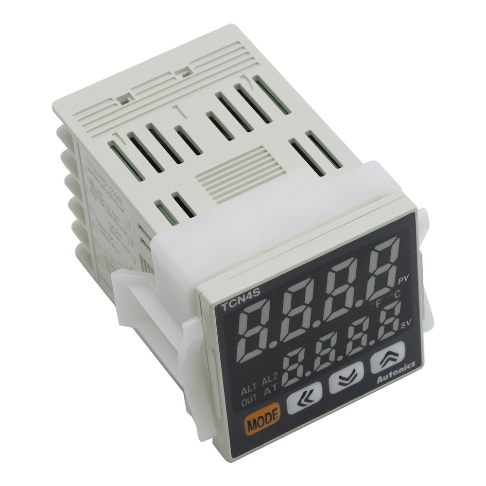 TCN4S-24R Dual Display PID Temperature Controller 100~240VAC 100ms For AUTONICS