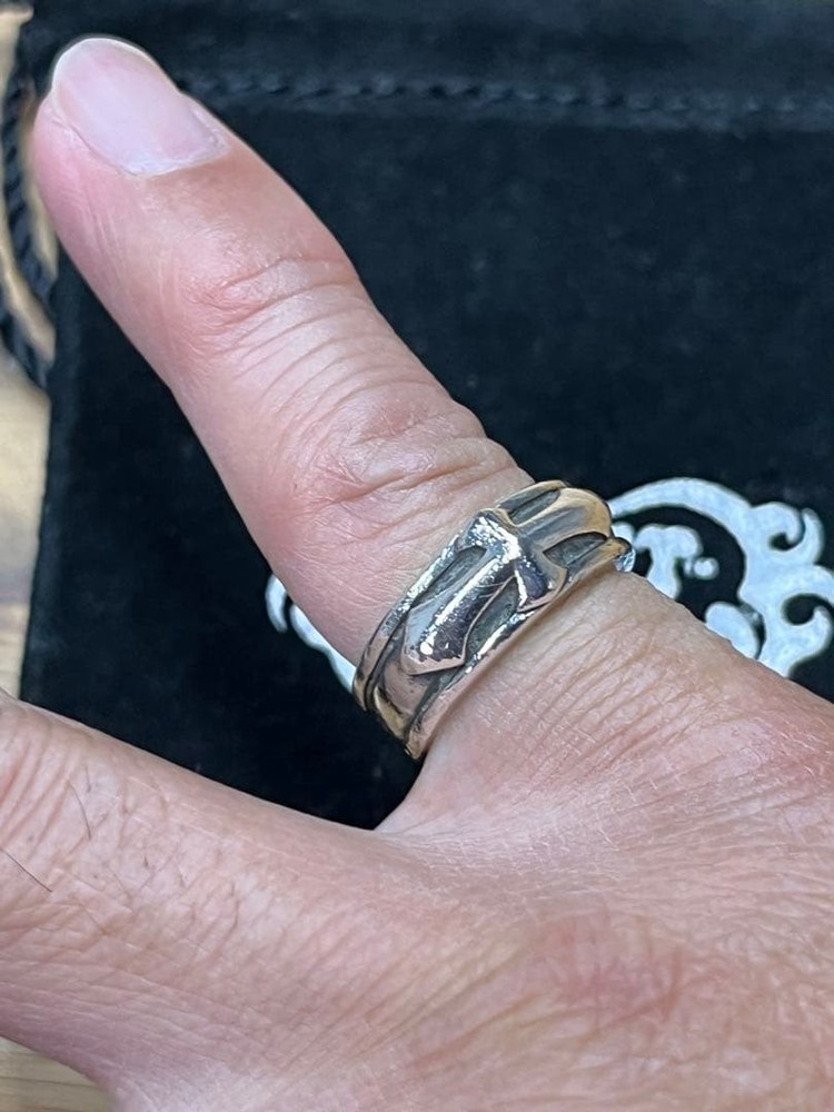 [SILVER 925] BWL Bill Wall Leather Single Cross Ring