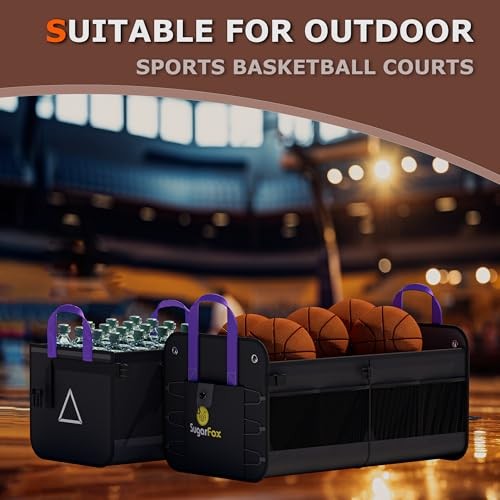 SUV Car Trunk Organizer – Waterproof Foldable – Foldable 84L – Black