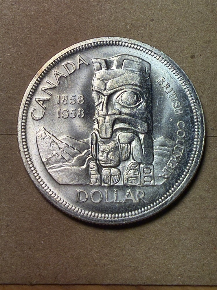 1958 Canadian Silver Dollar - As Shown! (#2457)
