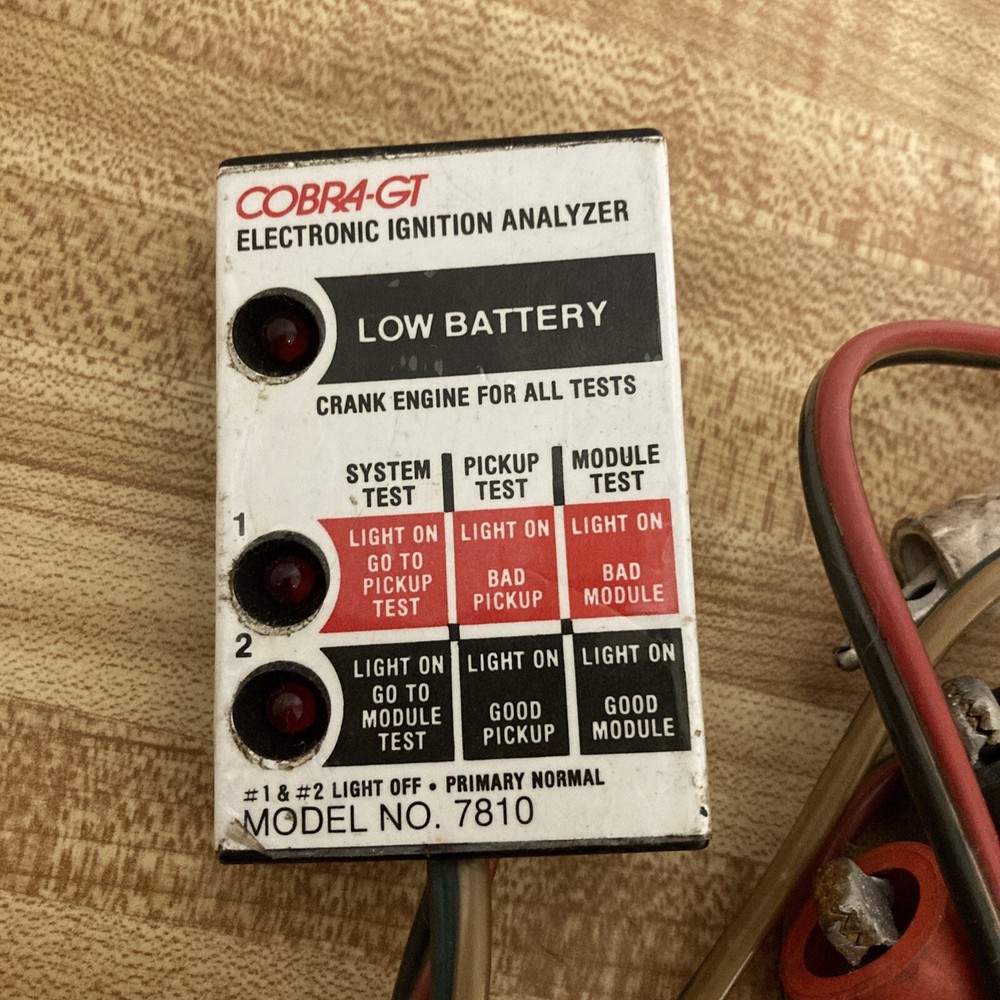 Vintage Electronic Ignition Analyzer Cobra-GT #7810