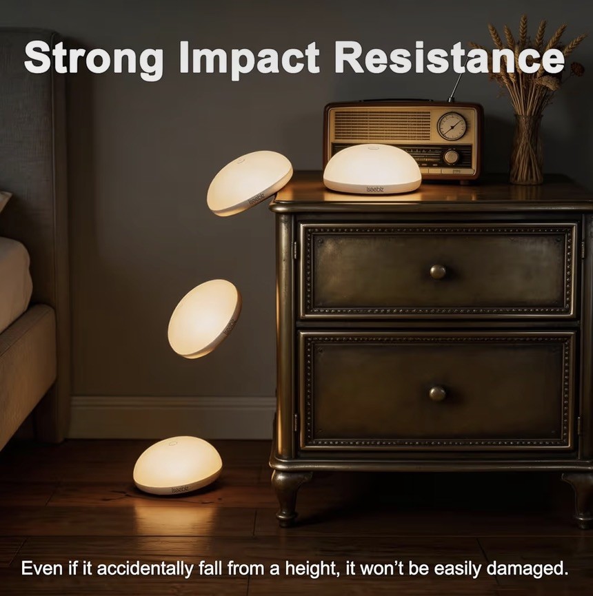 LED Control Smart Bedside Night Light Touch Lamp Bedside Wireless Rechargeable
