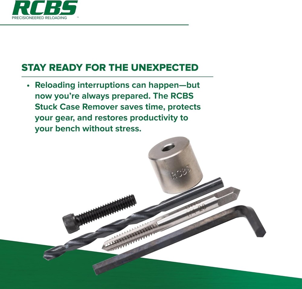 RCBS Stuck Case Remover Kit, Complete Kit for Removing One Size, Multicolor