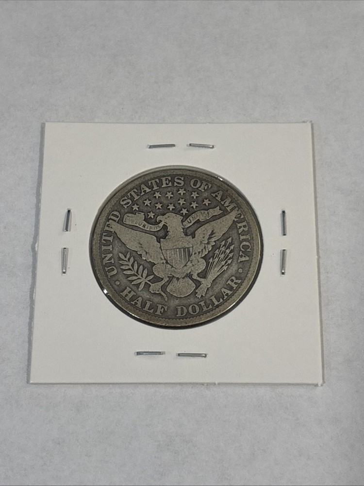 1907 50C Barber Half Dollar VG