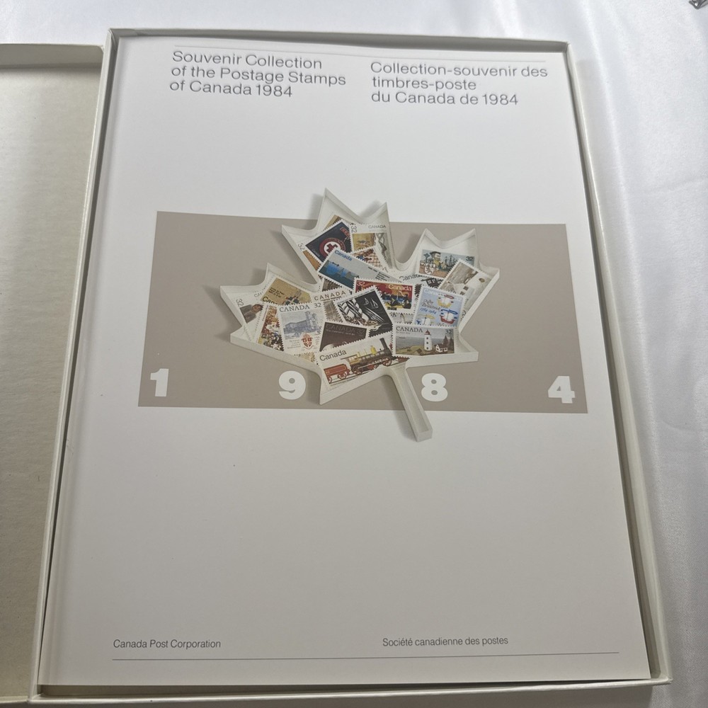 1984 Canada Post Yearbook Annual Official Stamp Issues - COMPLETE & MNH Set