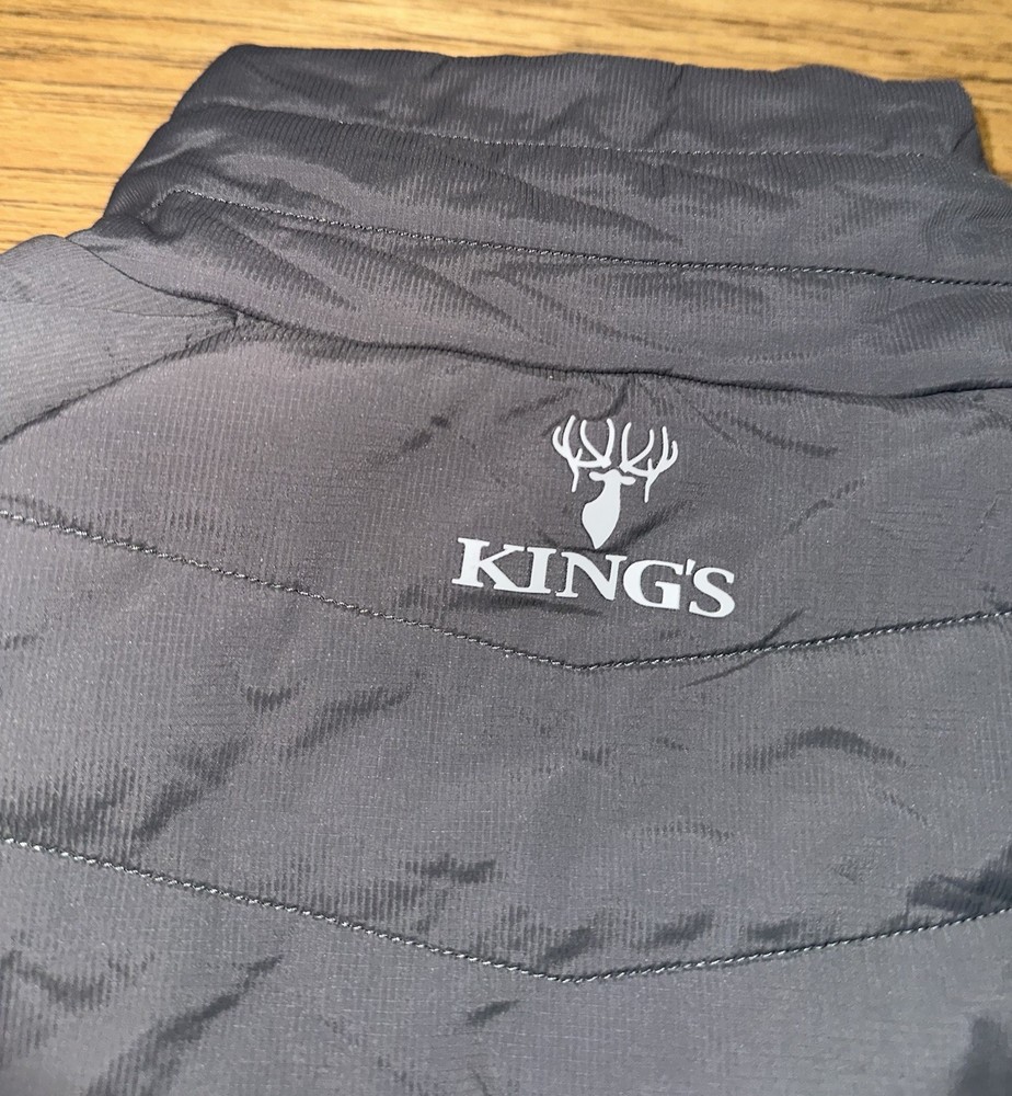 King's XKG Boulder Gray Soft Shell Transition Flex Jacket Sz L
