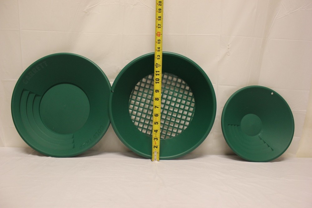 Garrett Gold Panning Kit Complete with Gravity Trap Pan E6