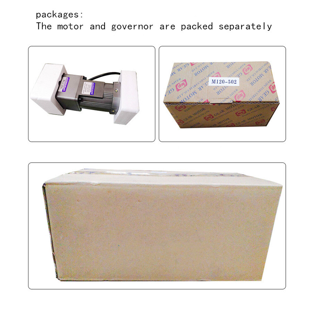 15W Adjustable Speed Motor AC Gear Motor Reversible Motor With Controller