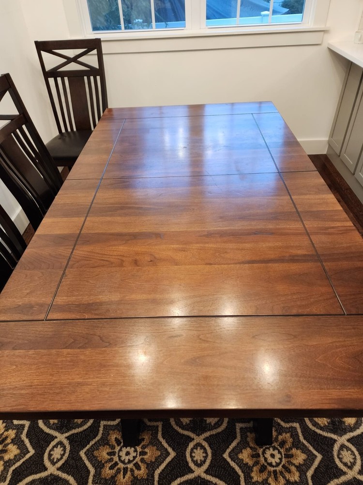Dining table set (8 chairs included)