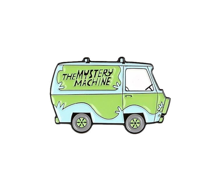 Scooby Doo Cartoon The Mystery Machine Van Side Enamel Metal Pin