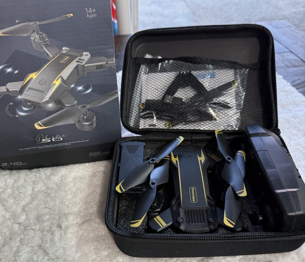 S6 Drone Folding Arms Dual Camera SD Card Camera RC Quadcopter