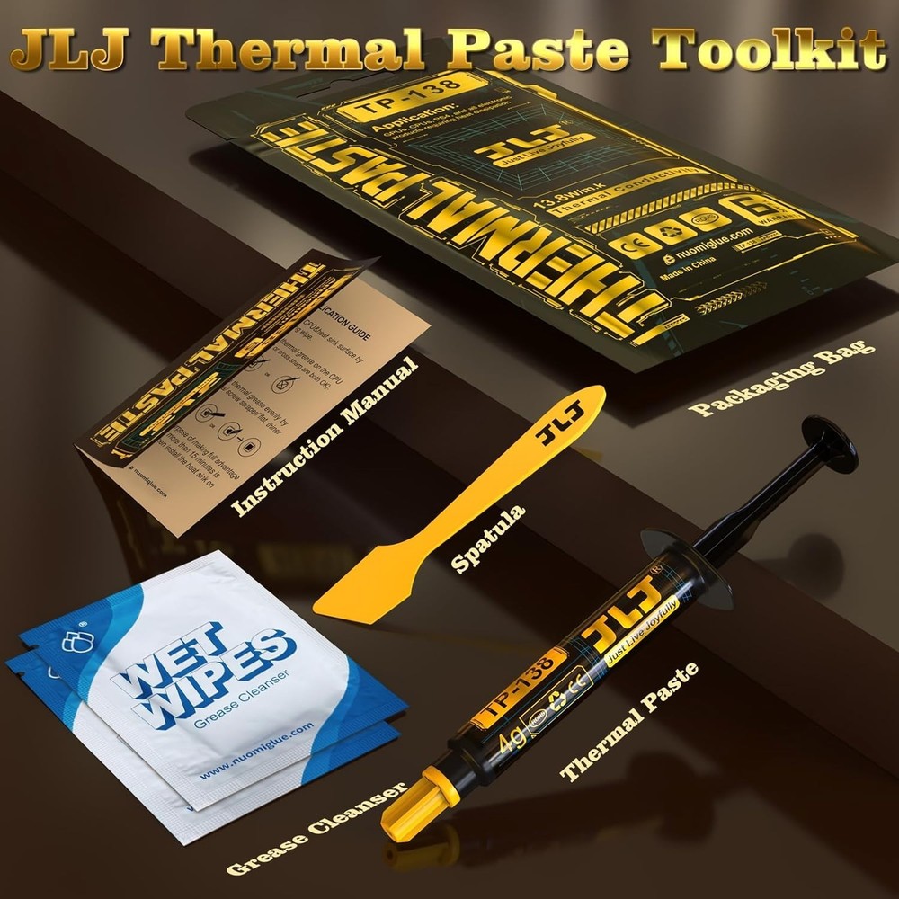 Thermal Paste CPU Compound Paste 4g Heatsink for IC/Processor/CPU/All Coolers...