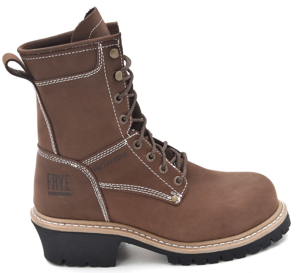 Frye Supply Men's 8" Composite Toe Wateproof Logger Boots FR40202