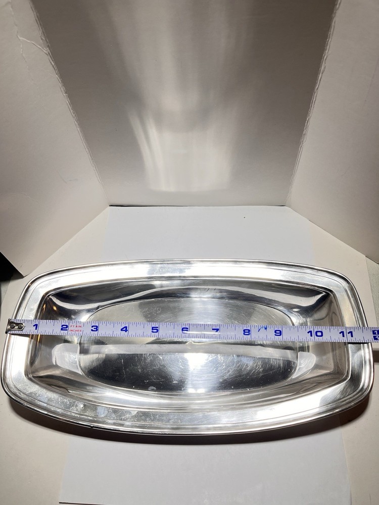 Sterling Silver Long Basket Tray 182 G