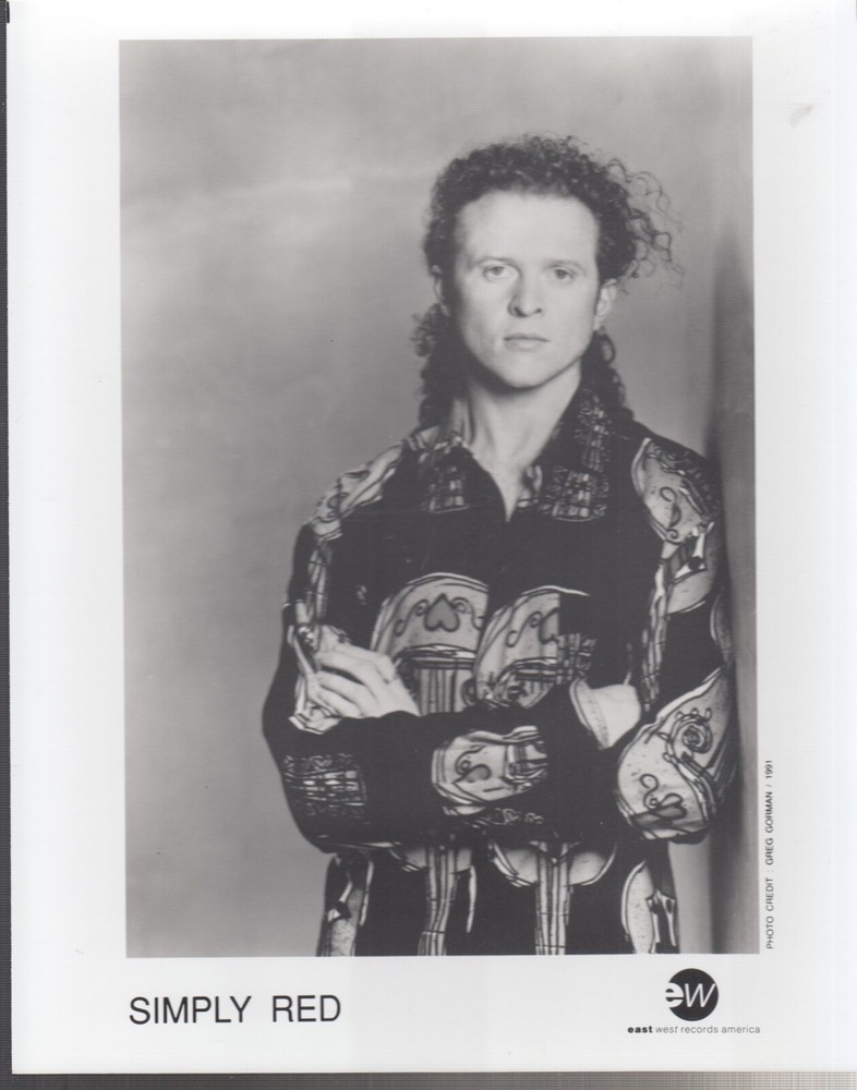 simply red stars press kit 1991 w/ custom folder