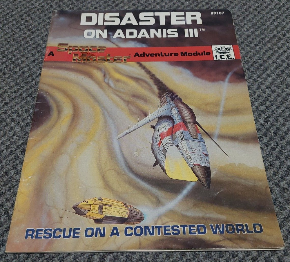 Space Master - Disaster on Adanis III Adventure Module - ICE #9020