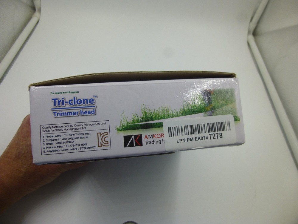 AMKOR Tri-clone Trimmer Head. Three Blade Conversion. New in Box / Prompt Ship