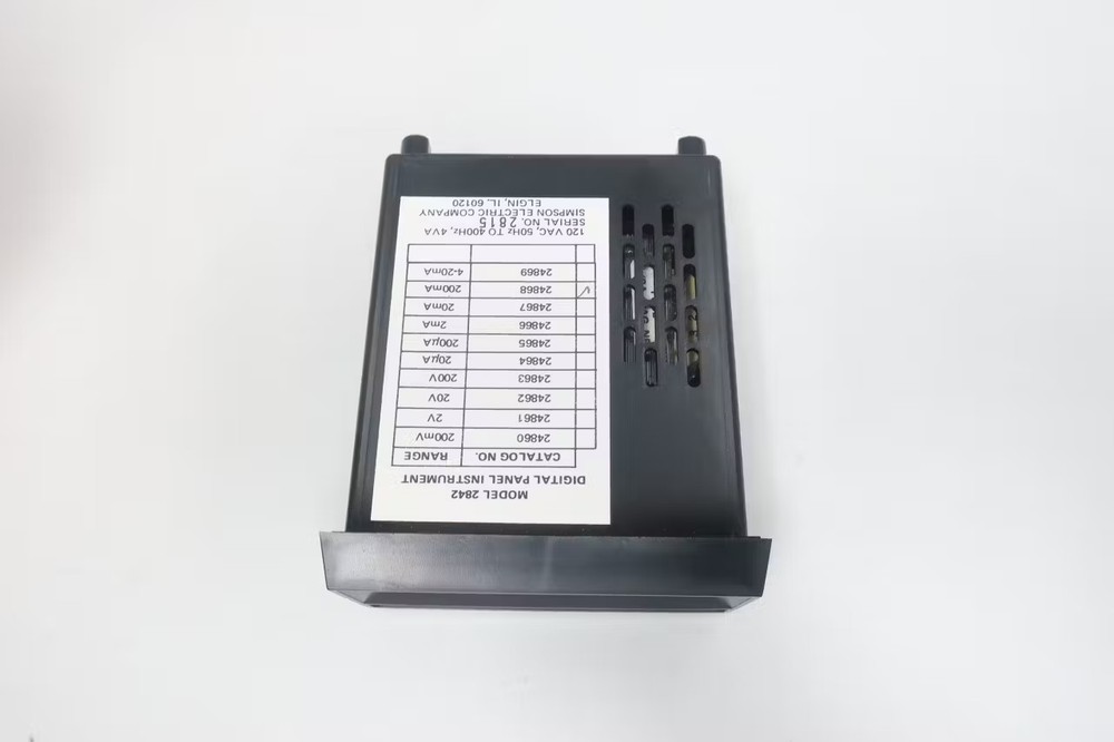 Simpson 2842 24868 Digital Panel Meter 200ma 120v-ac