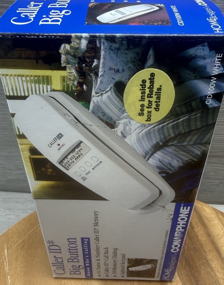 Conair Corded Phone with Large Caller ID Display.
