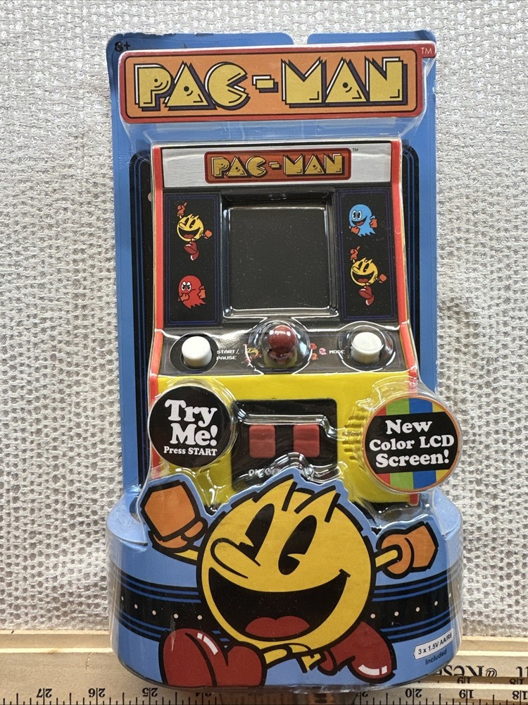 Pac-Man Mini Game Arcade Machine Handheld Classic Retro Tabletop …..WORKS!