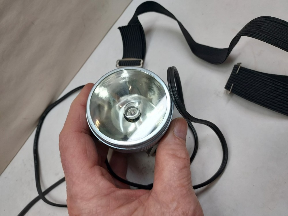 Justrite Electric Head Lantern Flashlight 19040 in Original Box