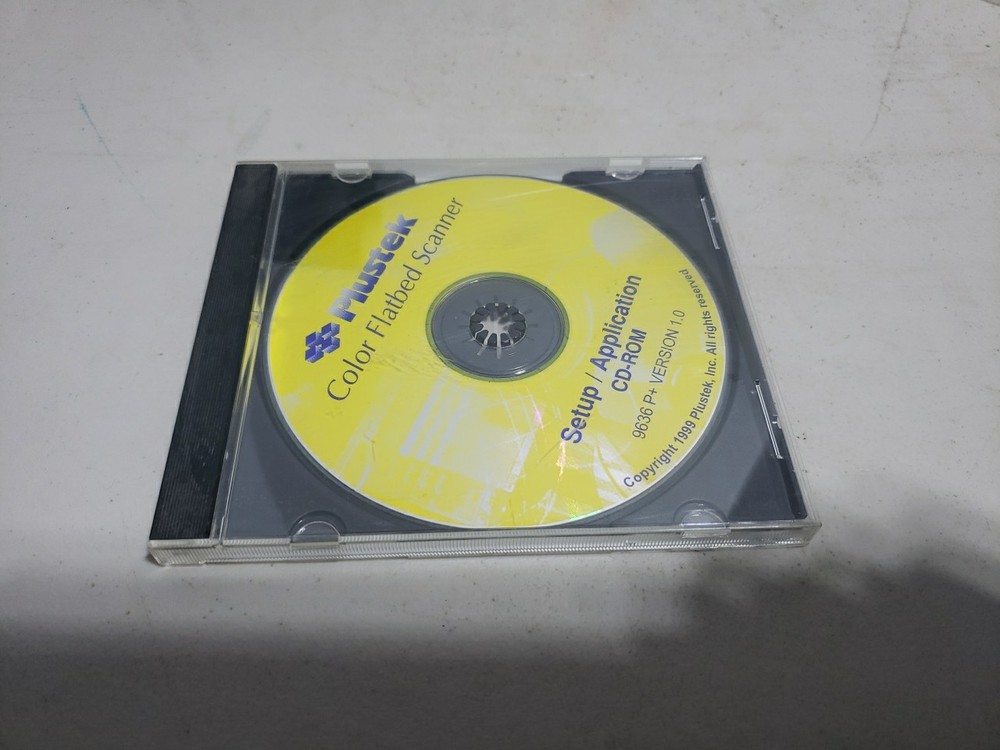 Plustek Color Flatbed Scanner 1999 PC Cd Rom Setup Application P+ Version 1.0