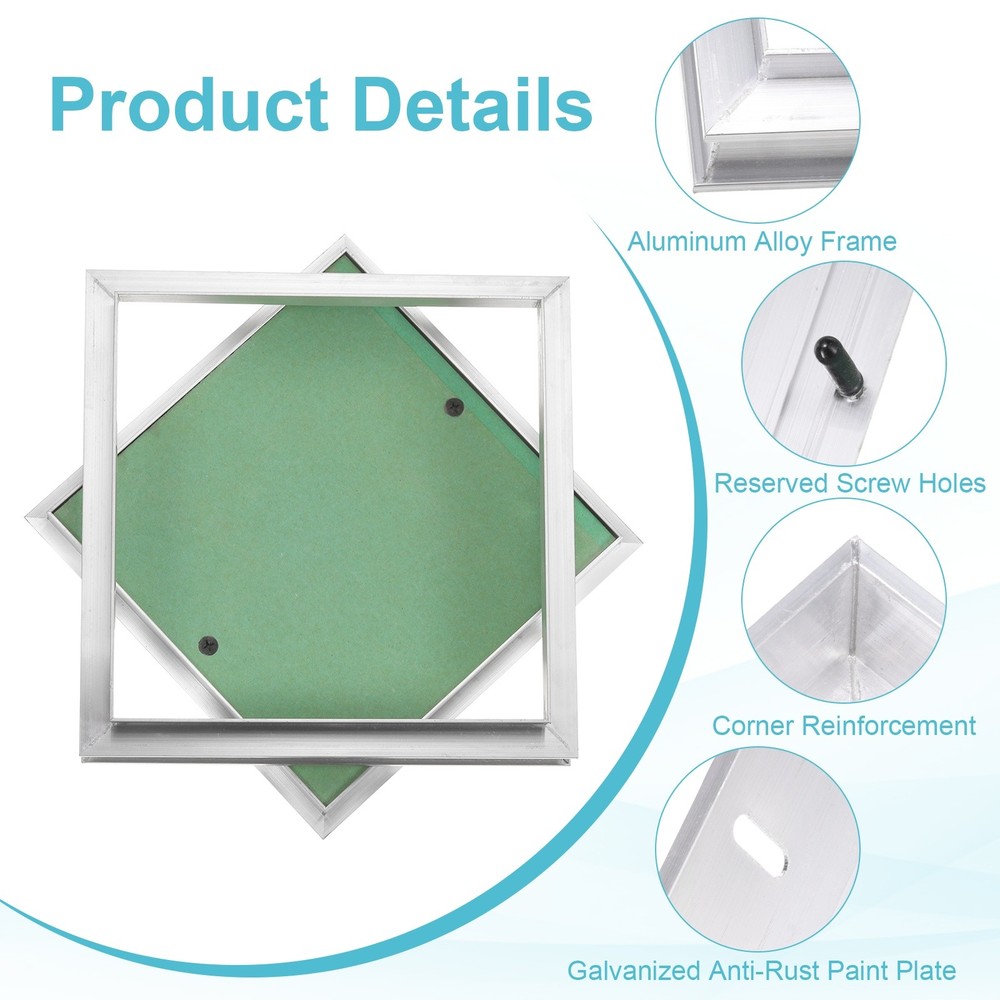 8"x8" Drywall Access Panel Wall Hole Cover Plumbing Access Doors, Green