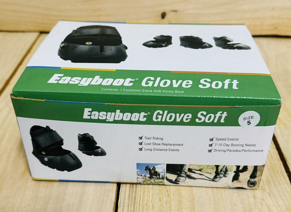 Easyboot Glove Soft Horse Boot Size 5 -Black, Single Boot