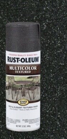 Rust-Oleum Multi-Colored Textured Spray Paint, Aged Iron,12 Oz.