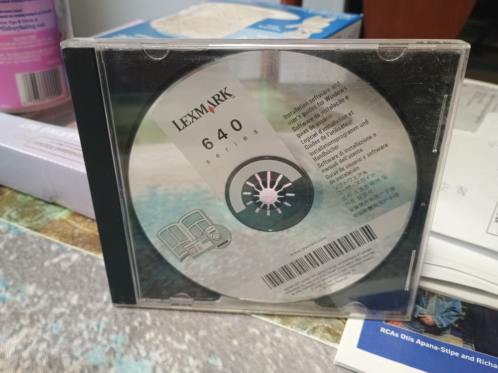 Lexmark 640 Series Windows Software Installation CD