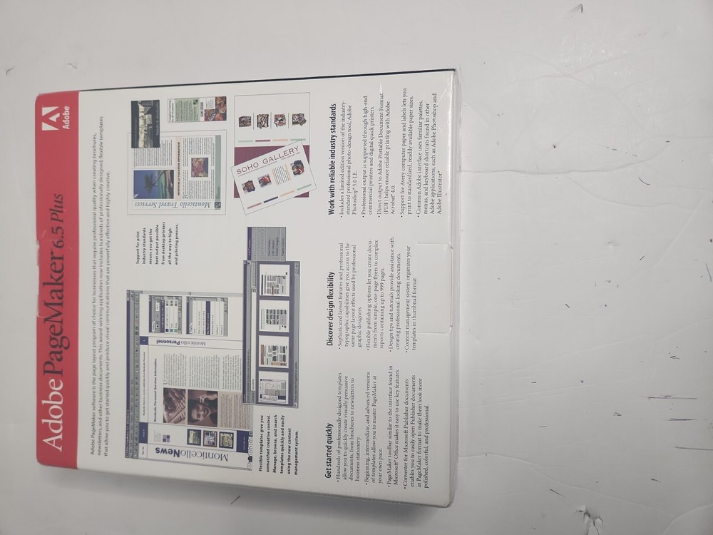 Adobe PageMaker 6.5 Education Version for Windows NEW SEALED