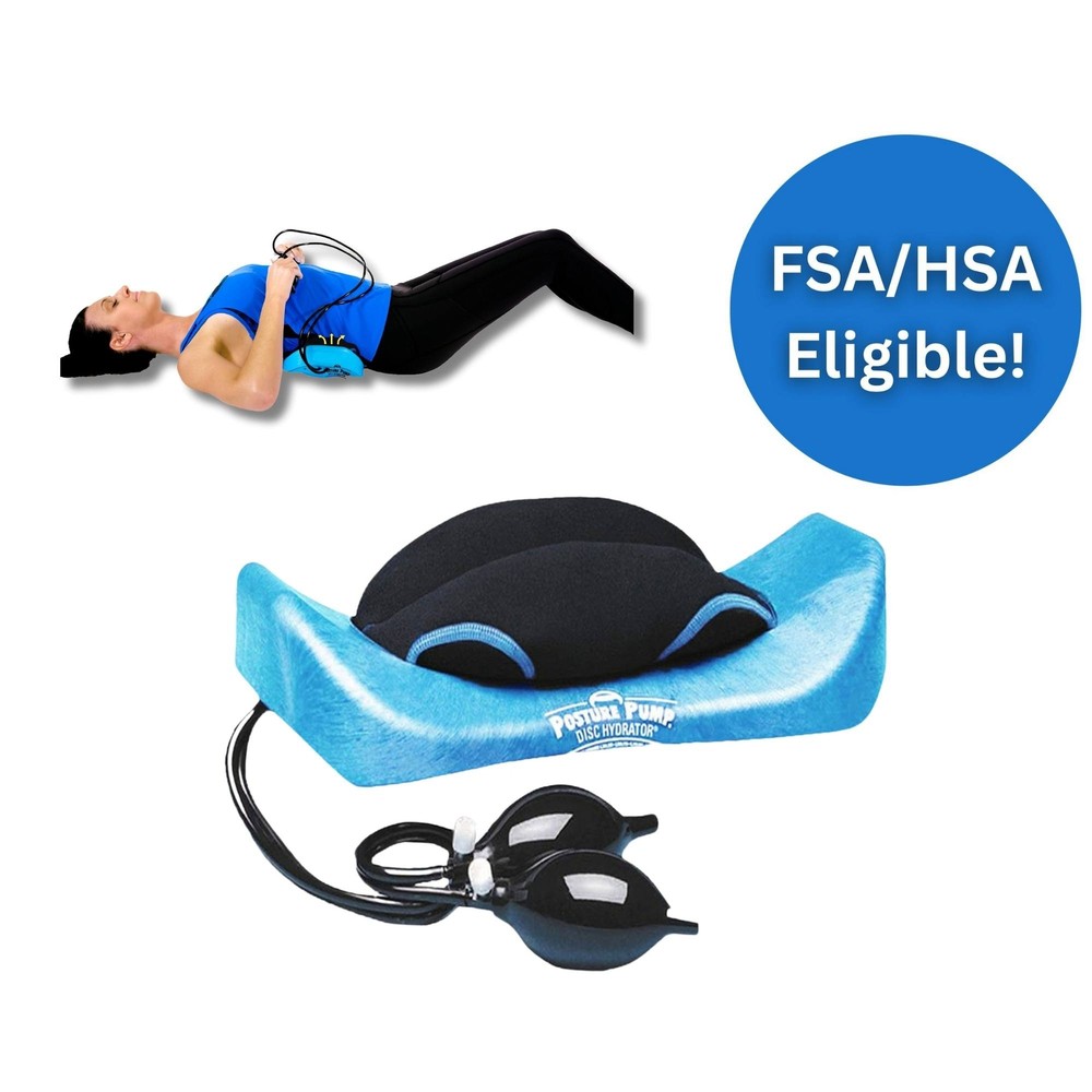 Posture Pump Spinal Traction Black Blue 2011