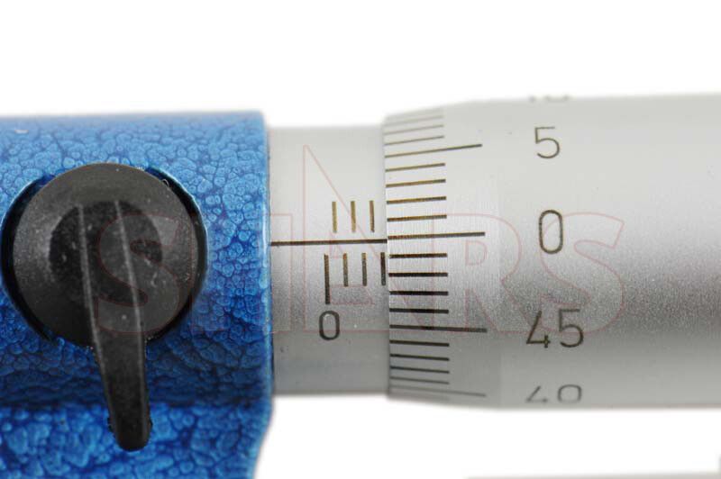 SHARS 0-25mm .01mm metric screw thread micrometer 25 mm interchangeable anvil P}