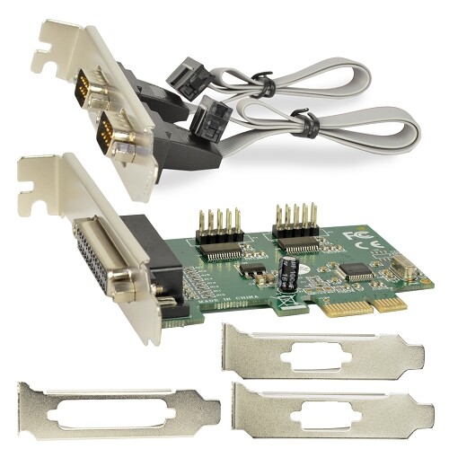 X-MEDIA XM-PEX-1P2S | Parallel & Serial Combo PCI Express PCI-E Controller Card