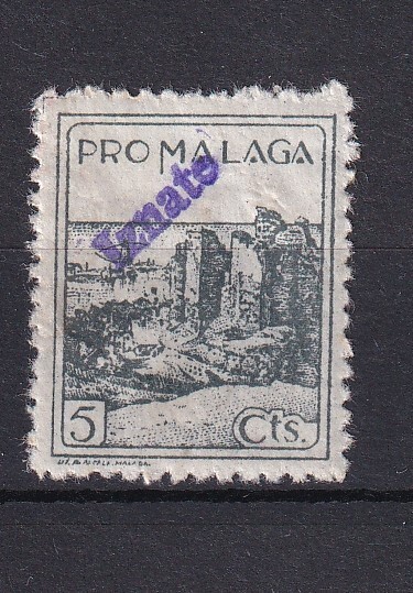 SCW Local Label PRO MALAGA overprinted IZNATE (II)