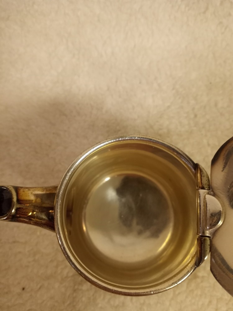 Reed & Barton 1p Lidded Silver Plated Creamer #30