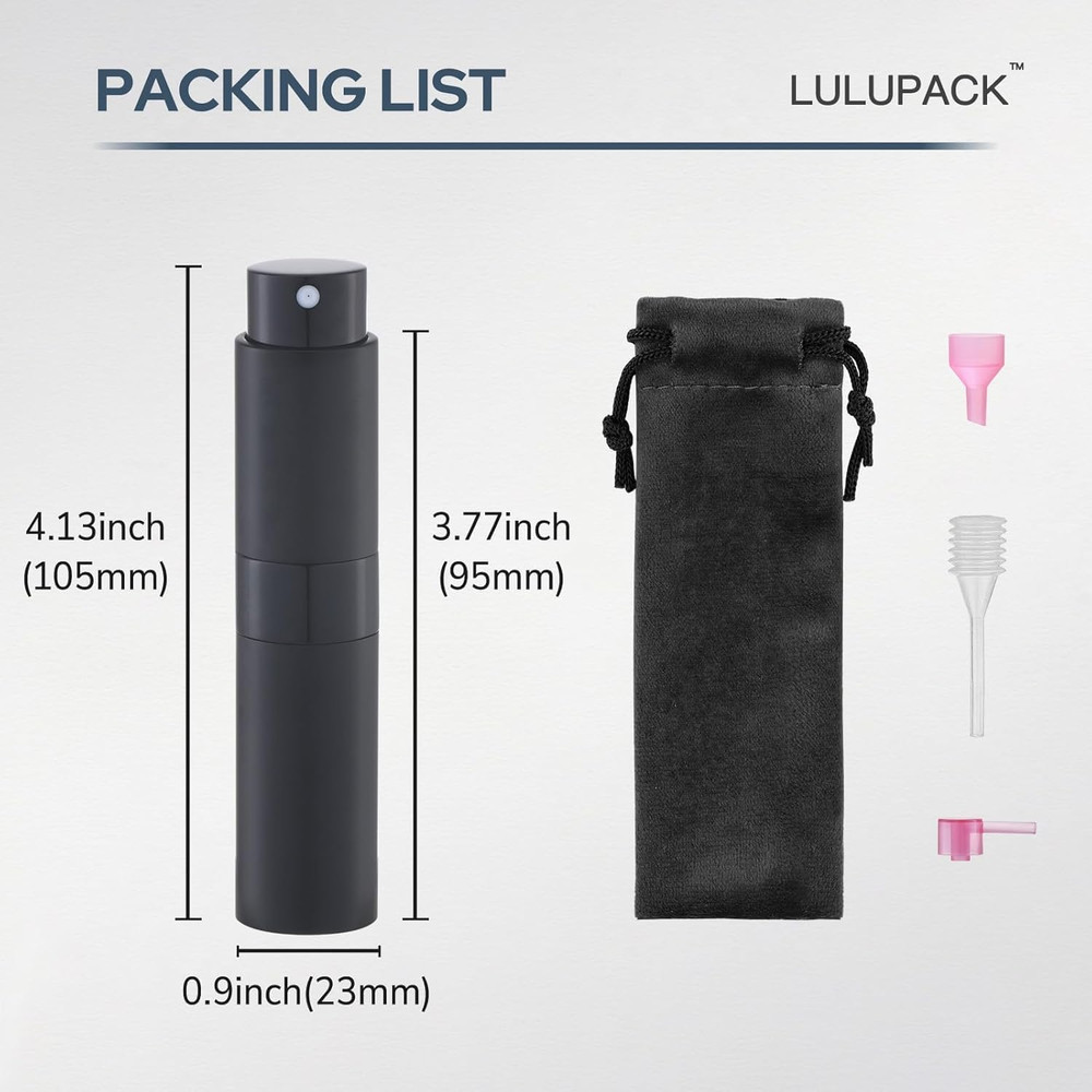 Travel Perfume Bottle Refillable - Cologne Spray Atomizer Mini - Empty Travel Si