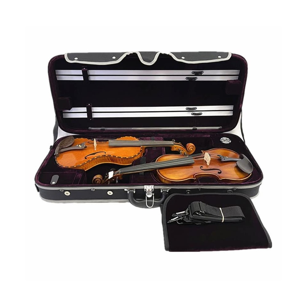 Pro Wooden 4/4 Double Violin Case