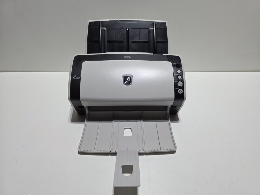 Fujitsu fi-6130 Document & Image Duplex Scanner with Power Supply & USB Cable.