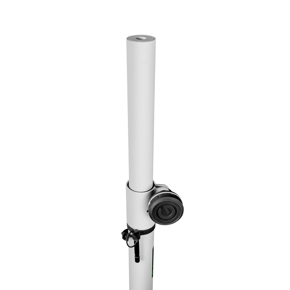 Gravity GLS431W White Square Base Lighting Stands with Cables