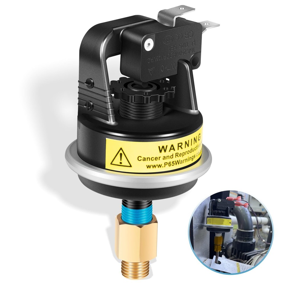 for Jandy Zodiac R0013200 Pool Heater Air Pressure Switch 2 Psi